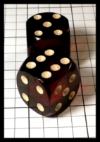 Dice : Dice - 6D Pipped - Red Bakelite .75 - Ebay apr 2014